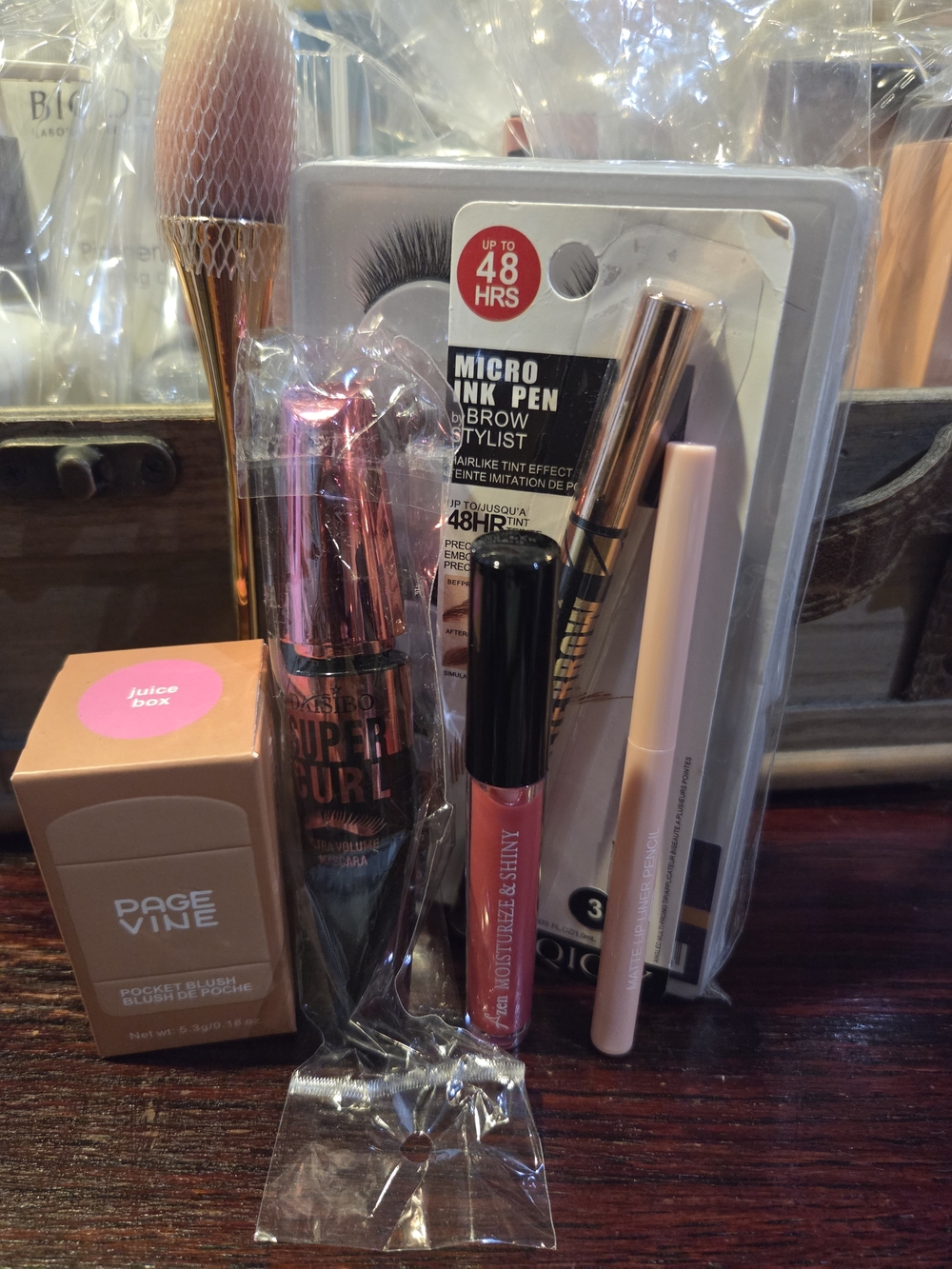 Page Vine Pink Pocket Blush & Lip Gloss Duo - Pink